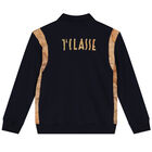 Boys Navy Blue Logo Geo Map Tracksuit, 1, hi-res